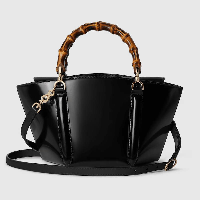 Gucci Small bamboo top handle tote bag