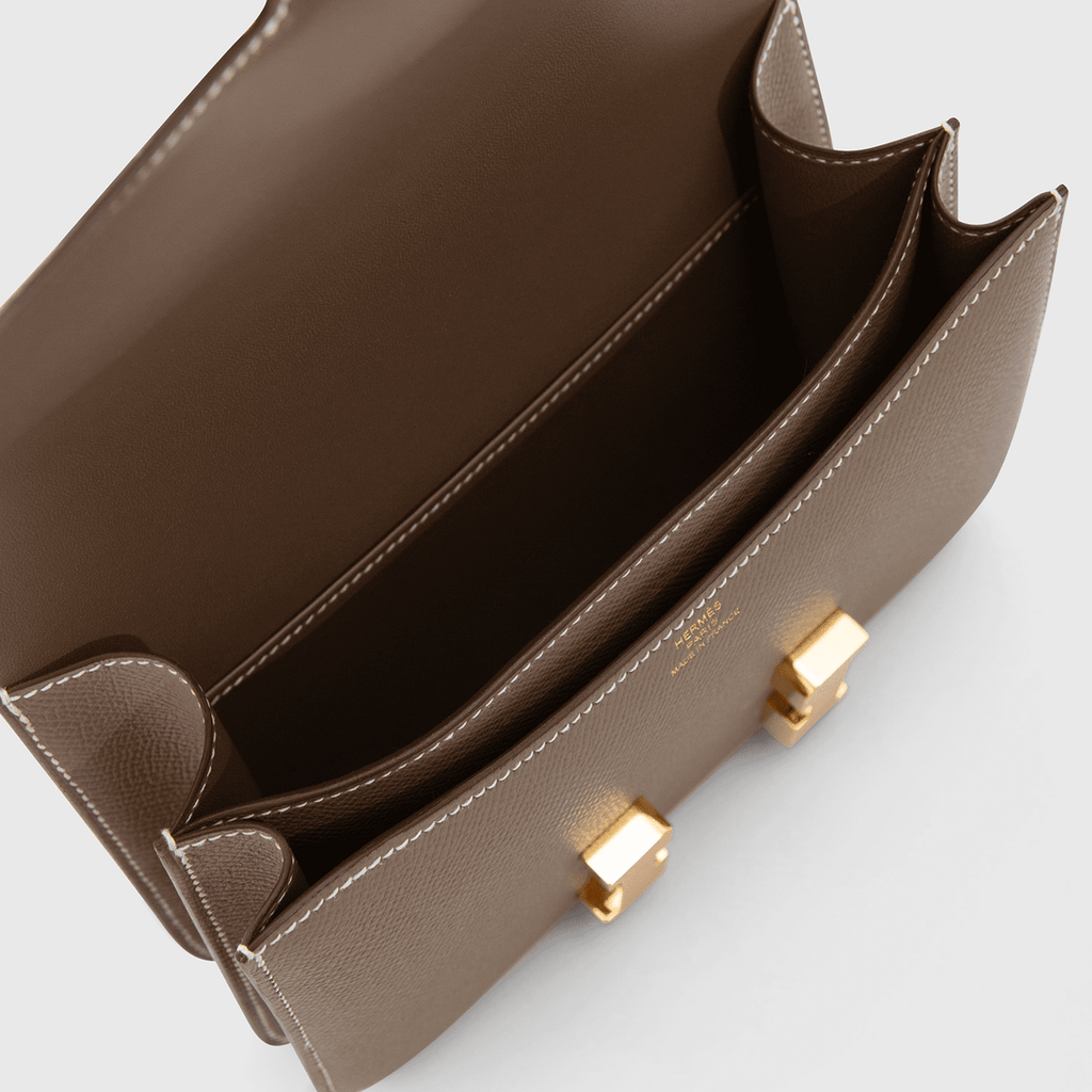Hermès Constance 18 Epsom Etoupe Gold Hardware