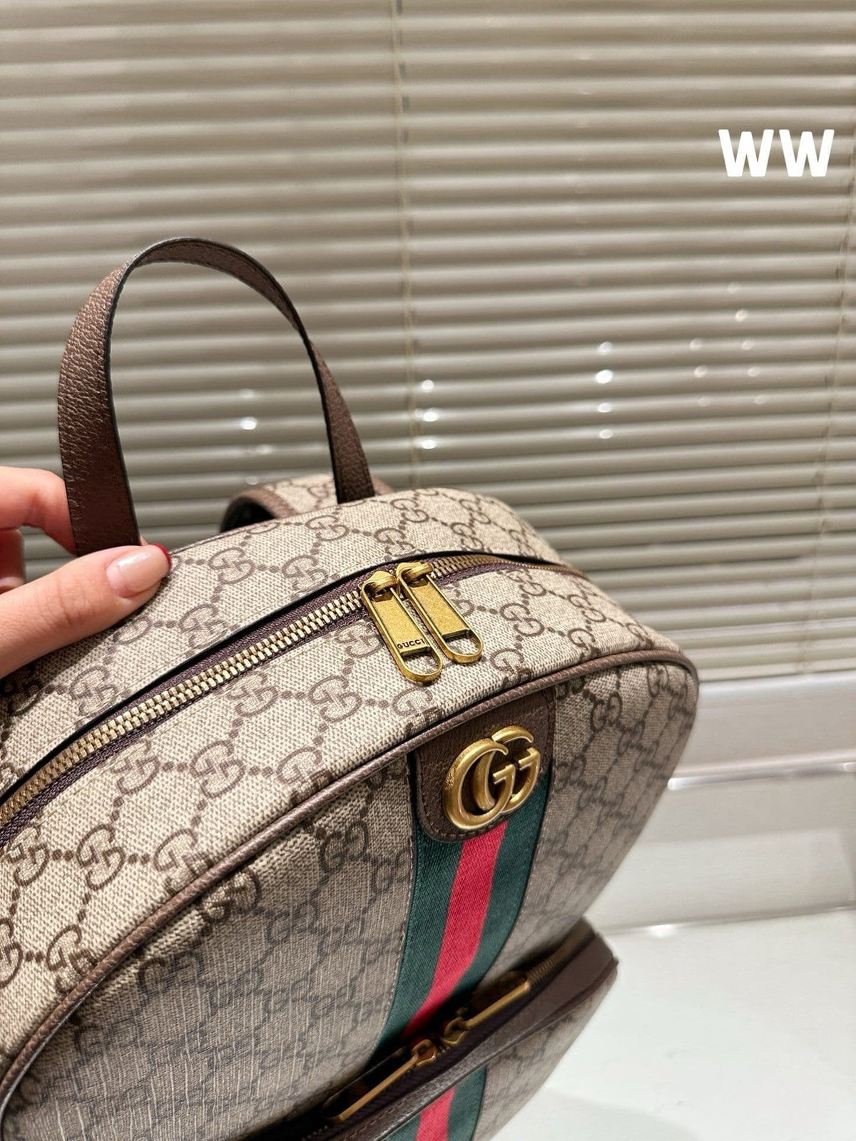 GUCCI OPHIDIA GG BACKPACK