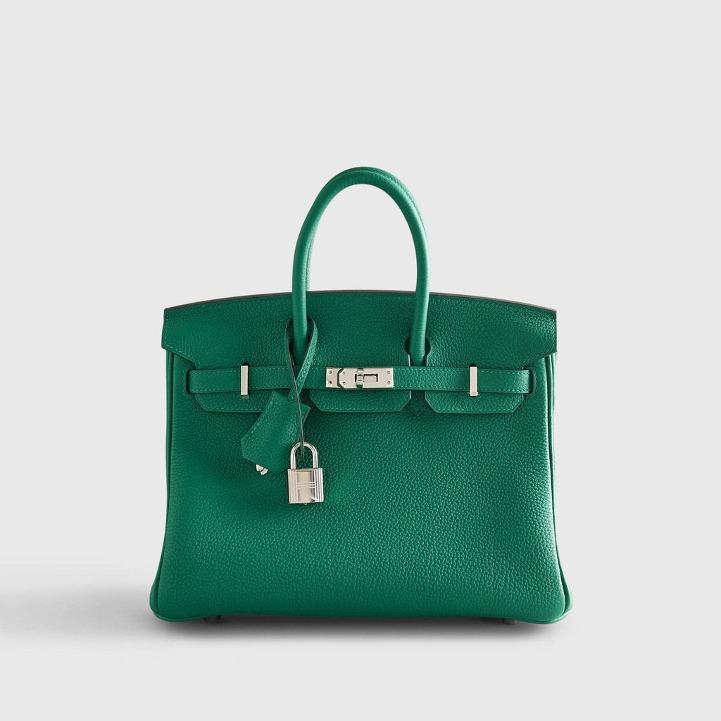 Hermès Birkin 25 Togo Vert Vertigo Palladium Hardware