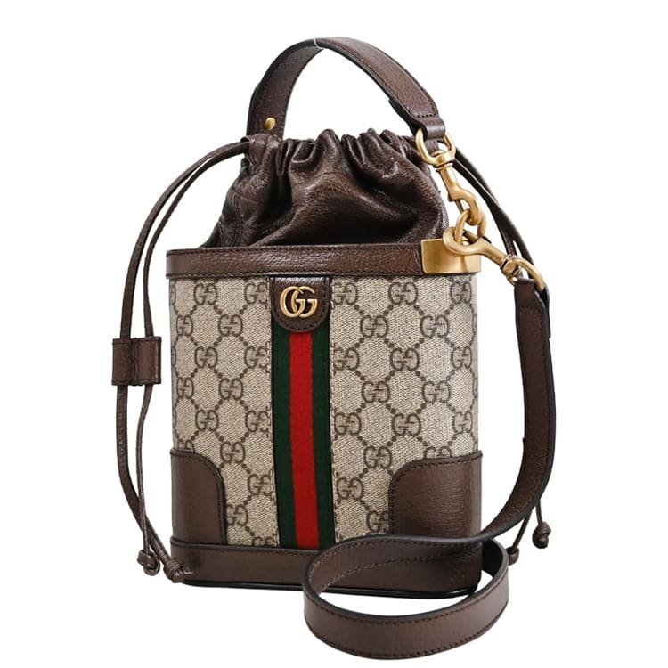 Gucci Ophidia GG Small canvas bucket bag