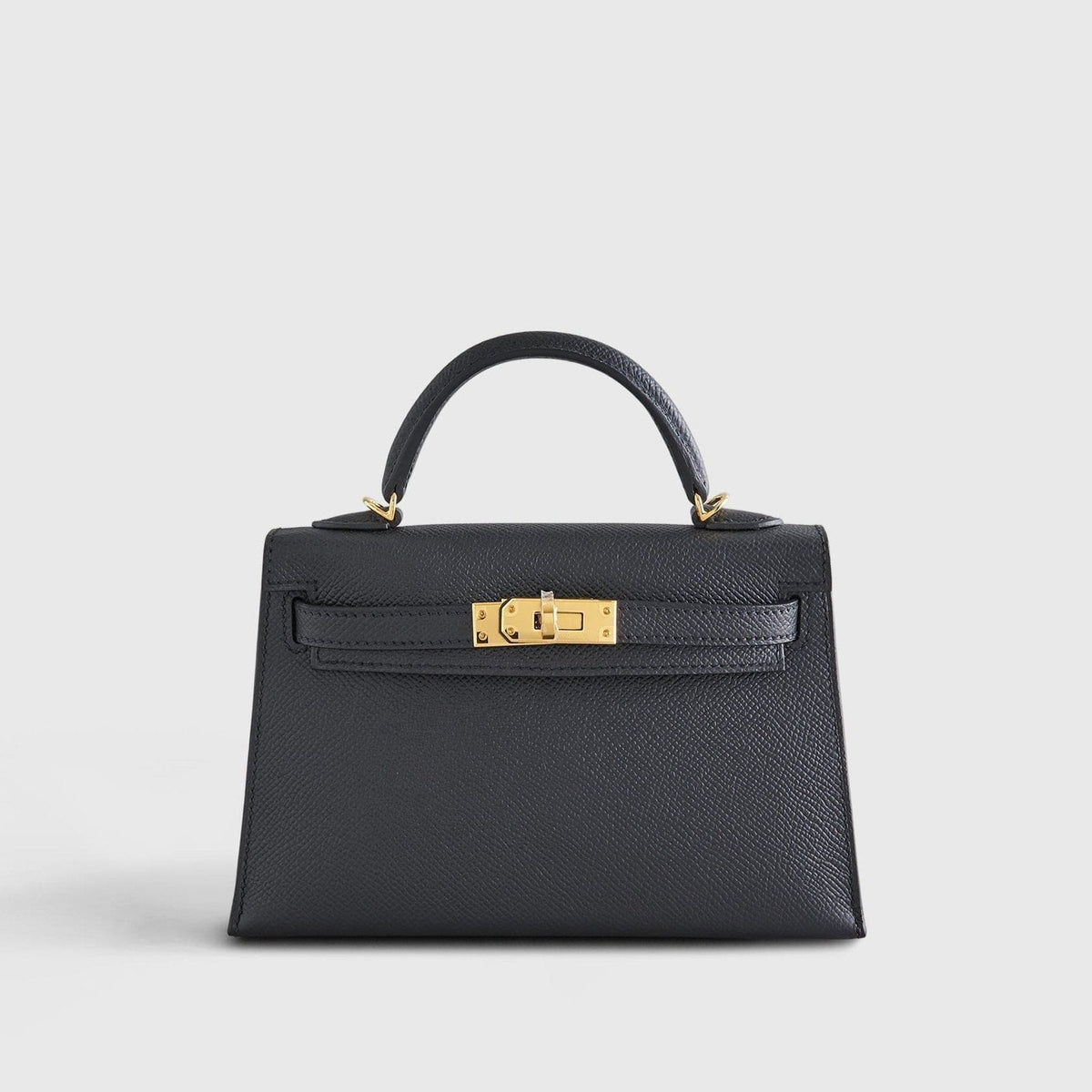 Hermès Kelly Mini Epsom Sellier Black Gold Hardware