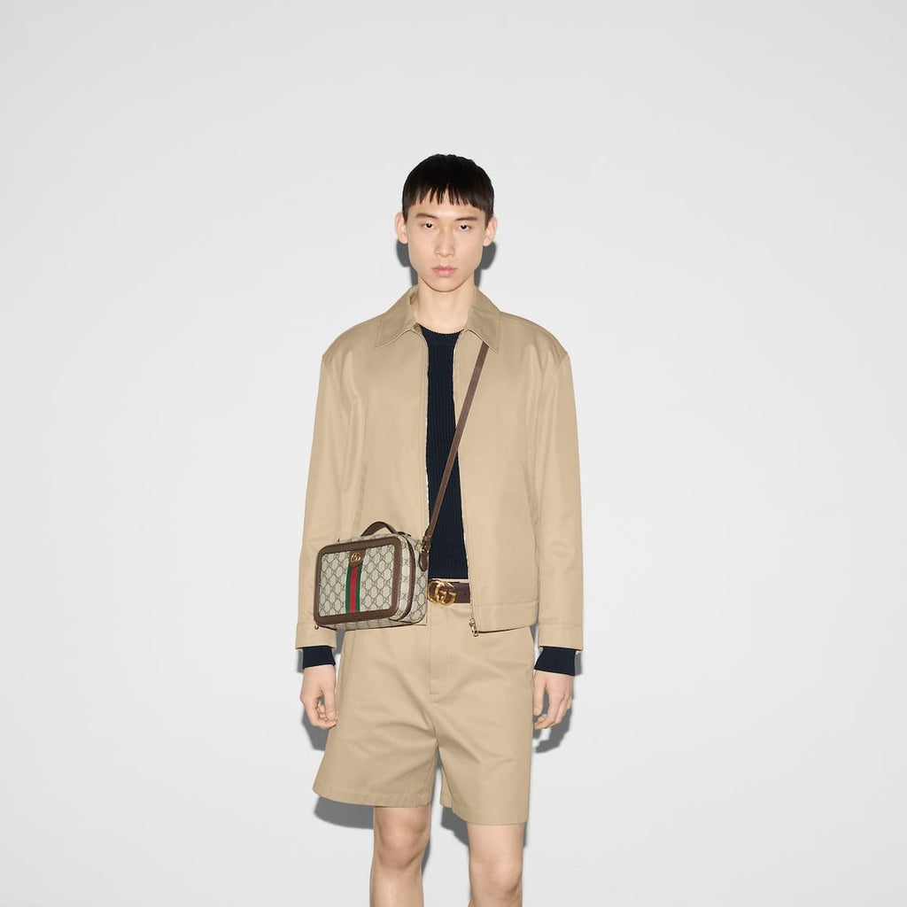 GUCCI Ophidia small crossbody bag with Web