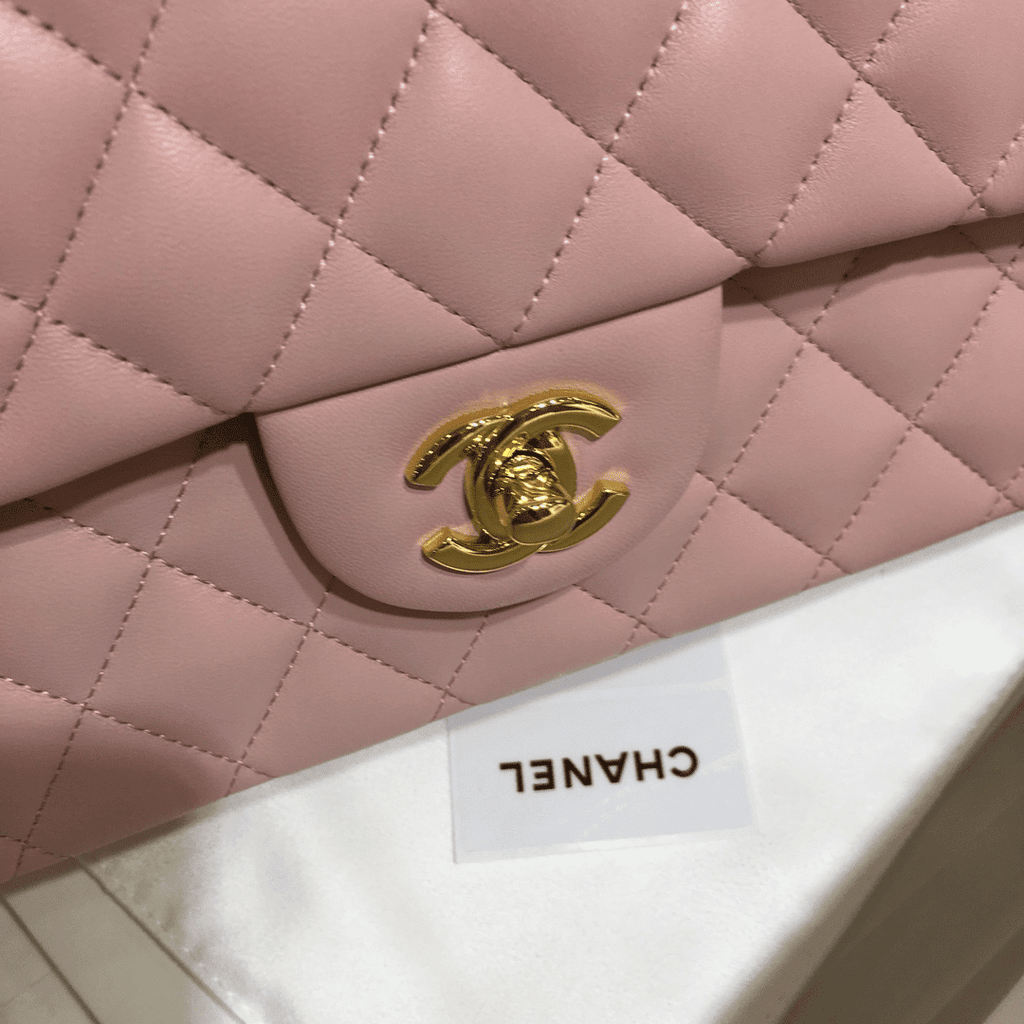 CHANEL Classic Double Flap Small Pink Lambskin