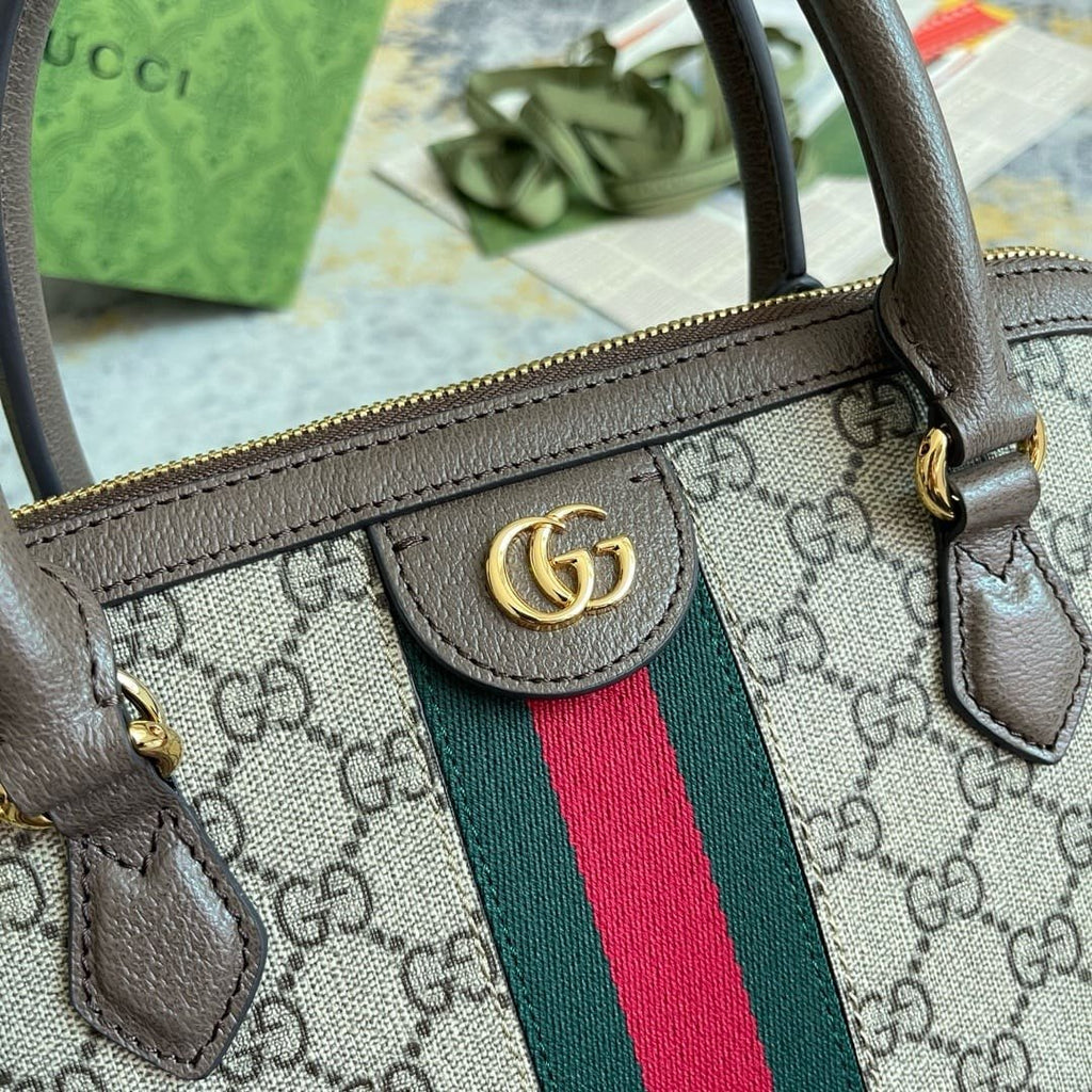 GUCCI OPHIDIA MEDIUM TOP HANDLE BAG