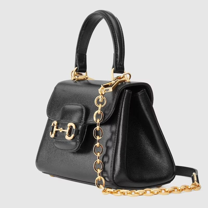 GUCCI HORSEBIT 1955 MINI BAG (BLACK)