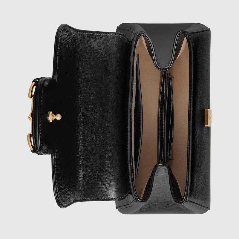 GUCCI HORSEBIT 1955 MINI BAG (BLACK)