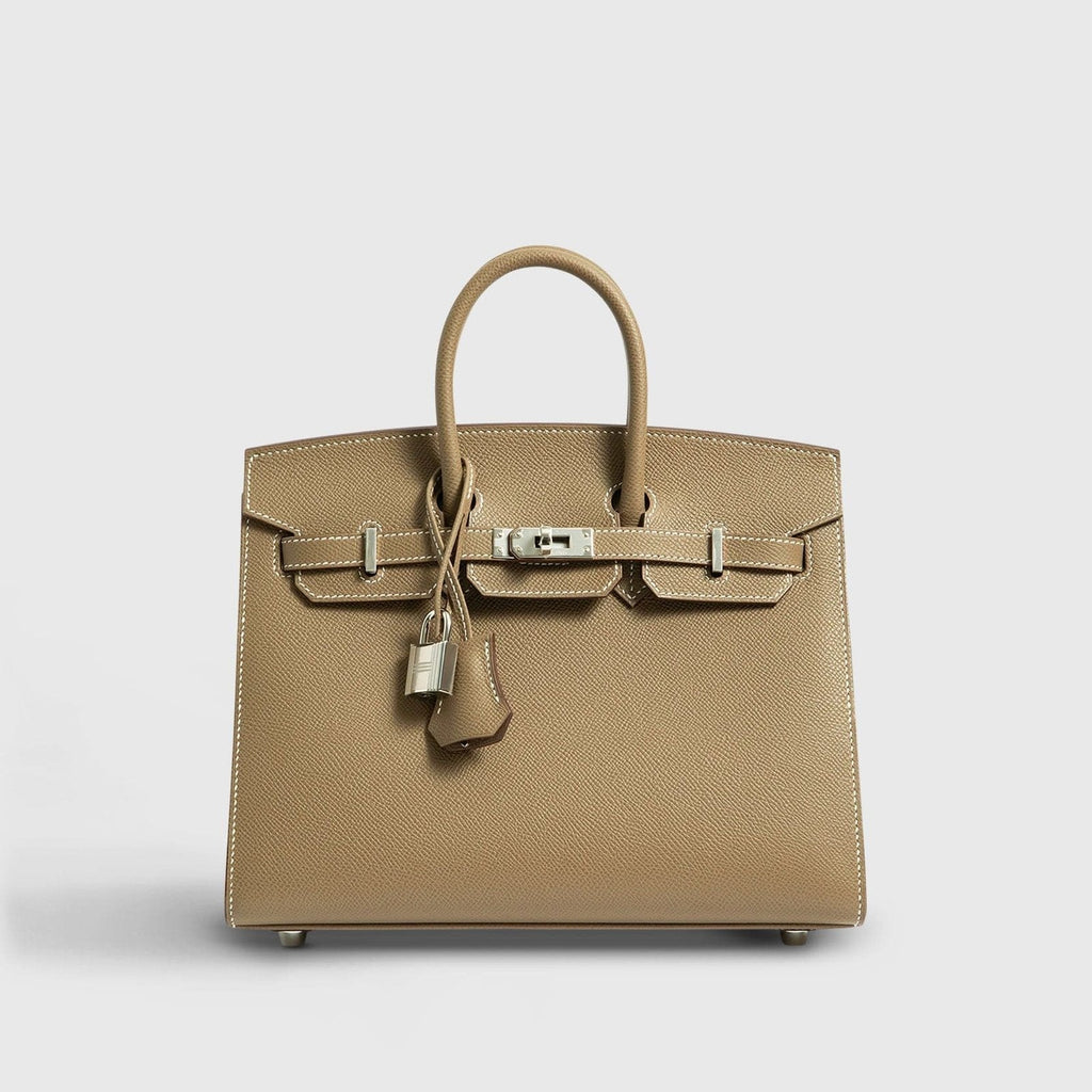 Hermès Birkin 25 Epsom Etoupe Sellier Palladium Hardware