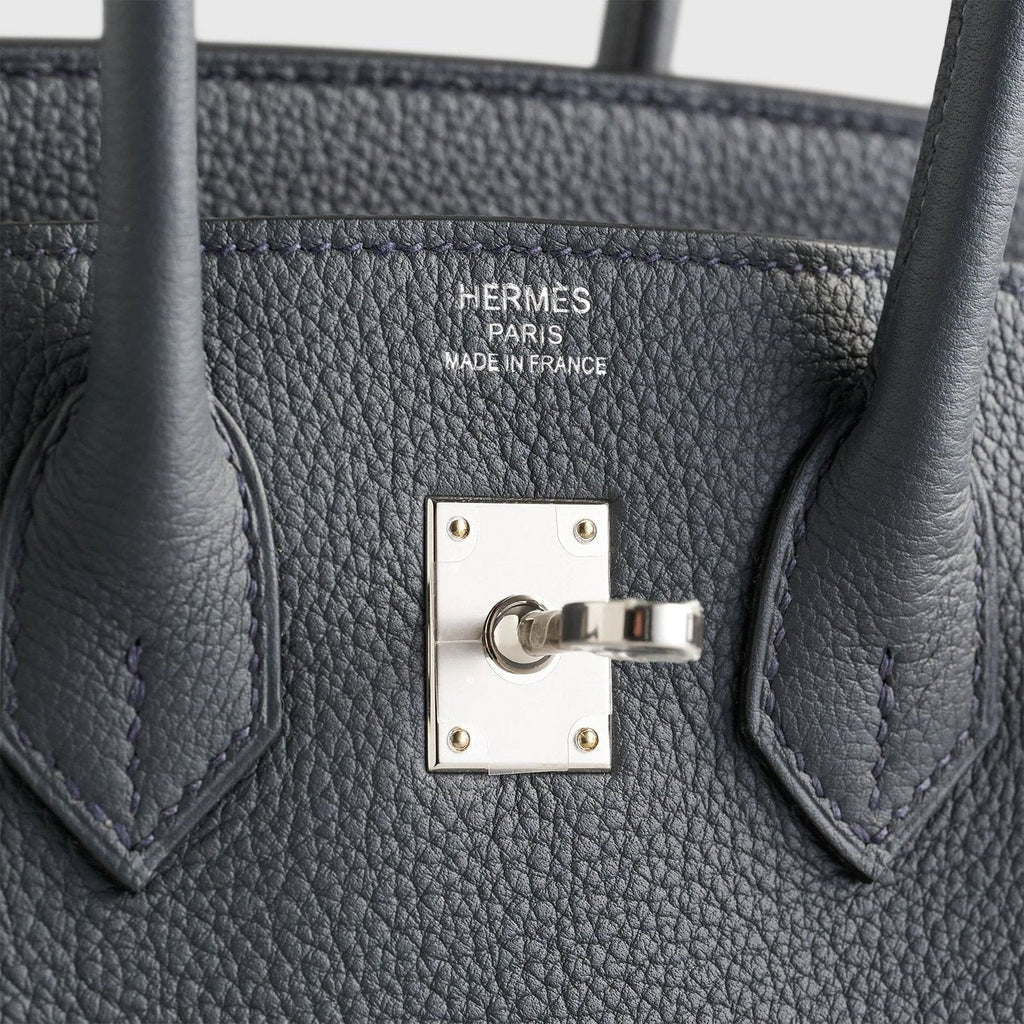 Hermès Birkin 25 Togo Gris Misty Palladium Hardware