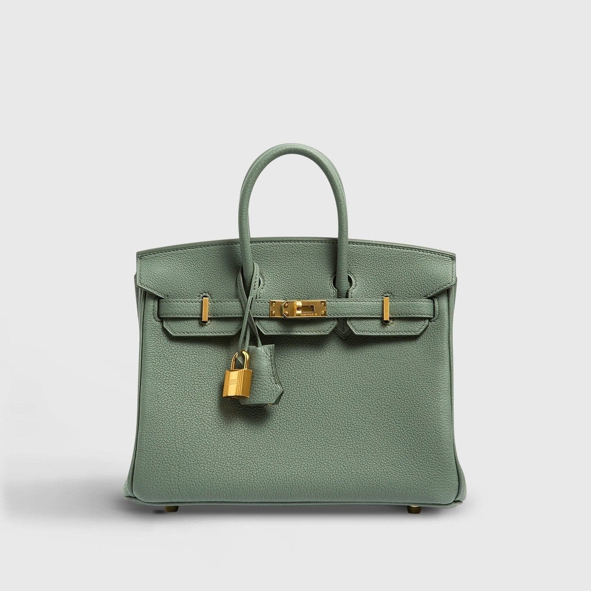 Hermès Birkin 25 Togo Vert Amande Gold Hardware Retourne