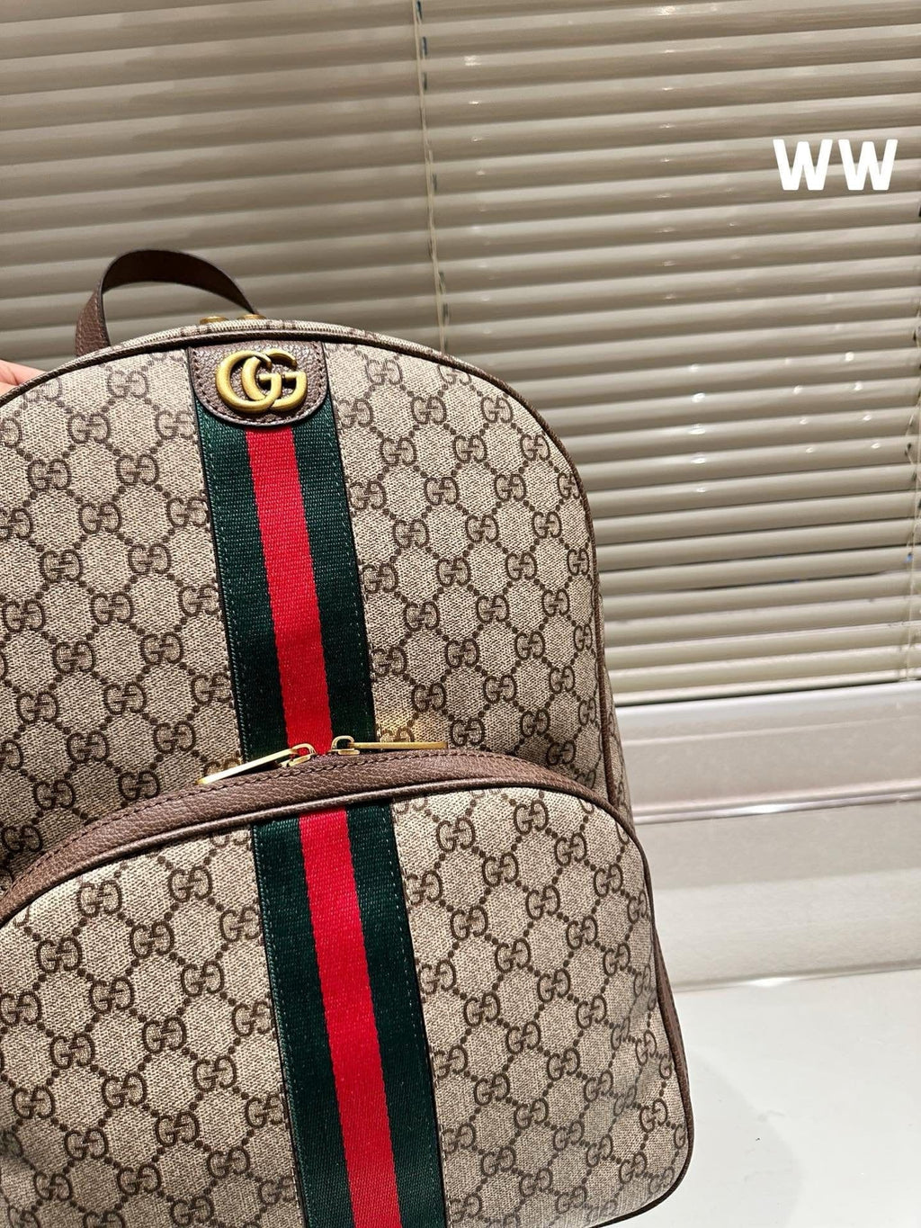 GUCCI OPHIDIA GG BACKPACK