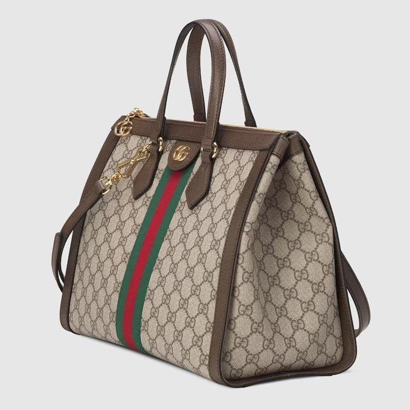 GUCCI OPHIDIA MEDIUM TOP HANDLE BAG