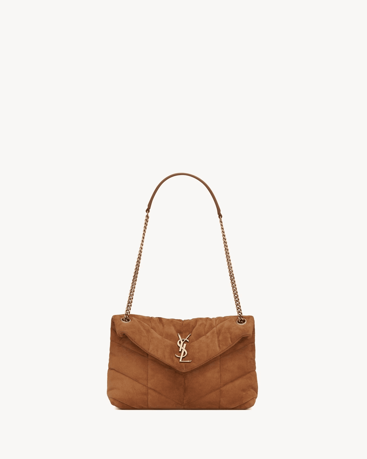 Saint Laurent PUFFER SMALL in suede
