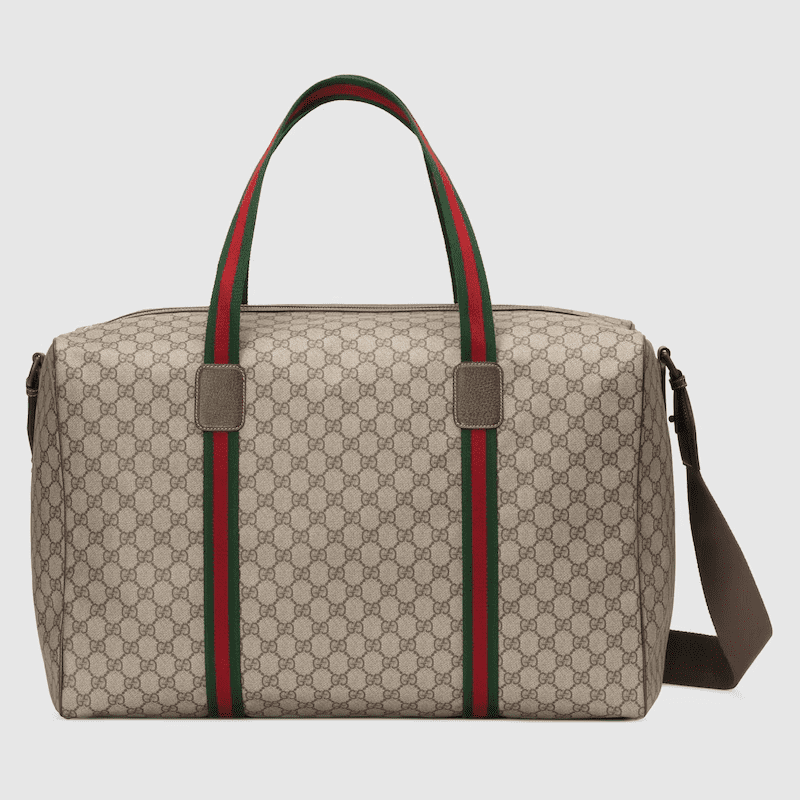 Gucci Large duffle bag with Web