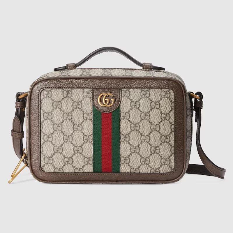 GUCCI Ophidia small crossbody bag with Web