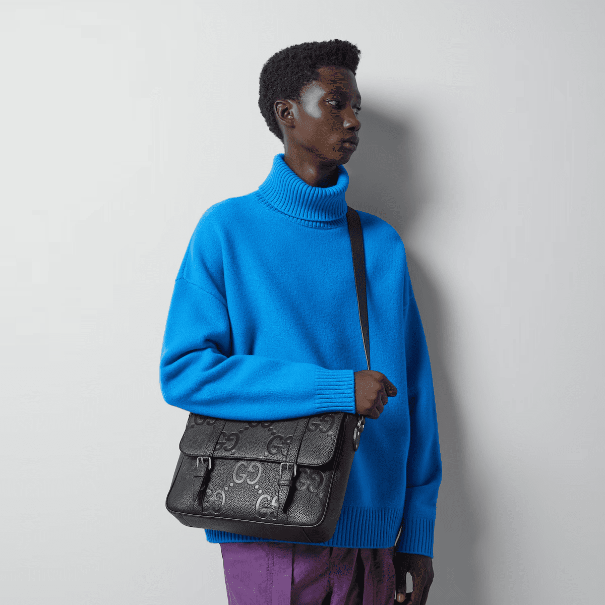 GUCCI Jumbo GG medium messenger bag