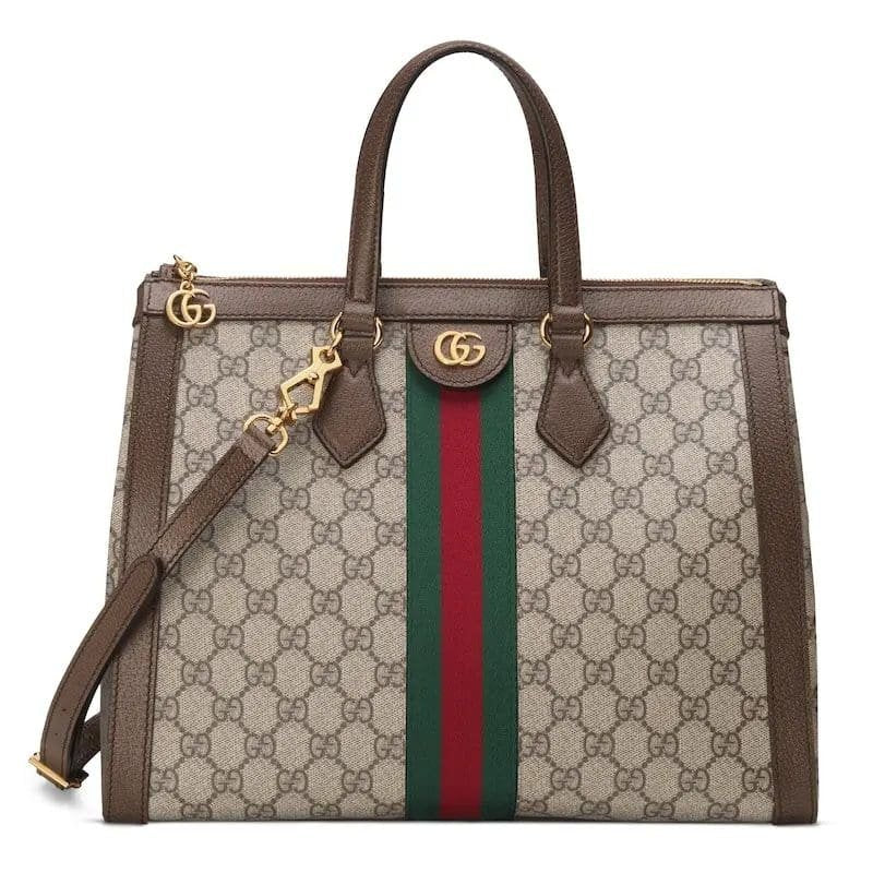 GUCCI OPHIDIA MEDIUM TOP HANDLE BAG