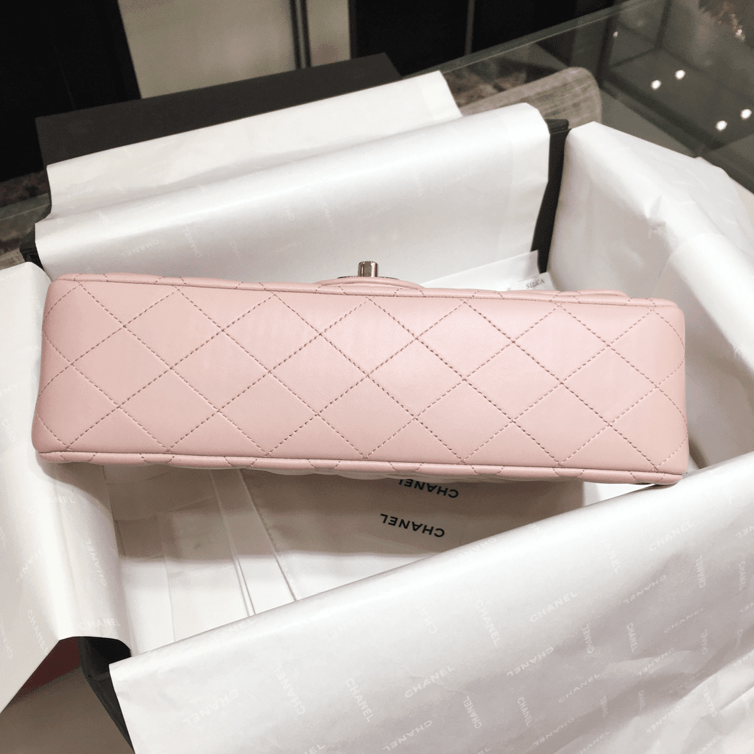 CHANEL Classic Double Flap Small Pink Lambskin